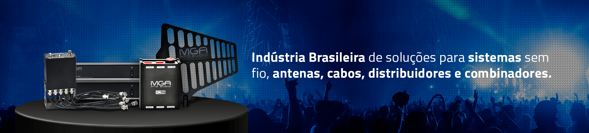 Indústria Brasileira de soluções para sistemas sem fio, antenas, cabos, distruidores e combinadores.